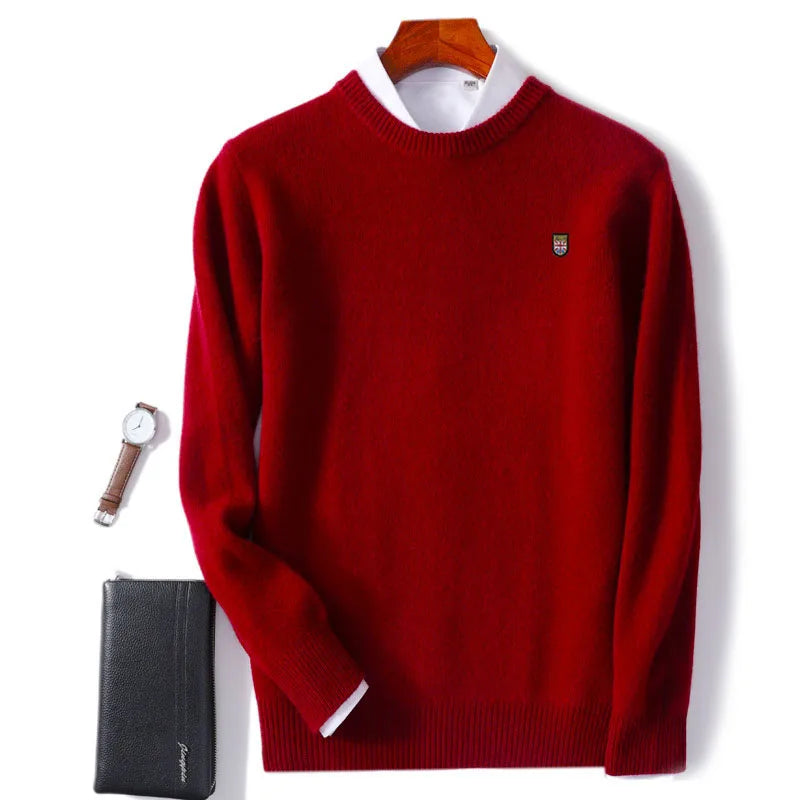 Weicher Herrenpullover in Rosa – Perfekt für Alltag & Büro