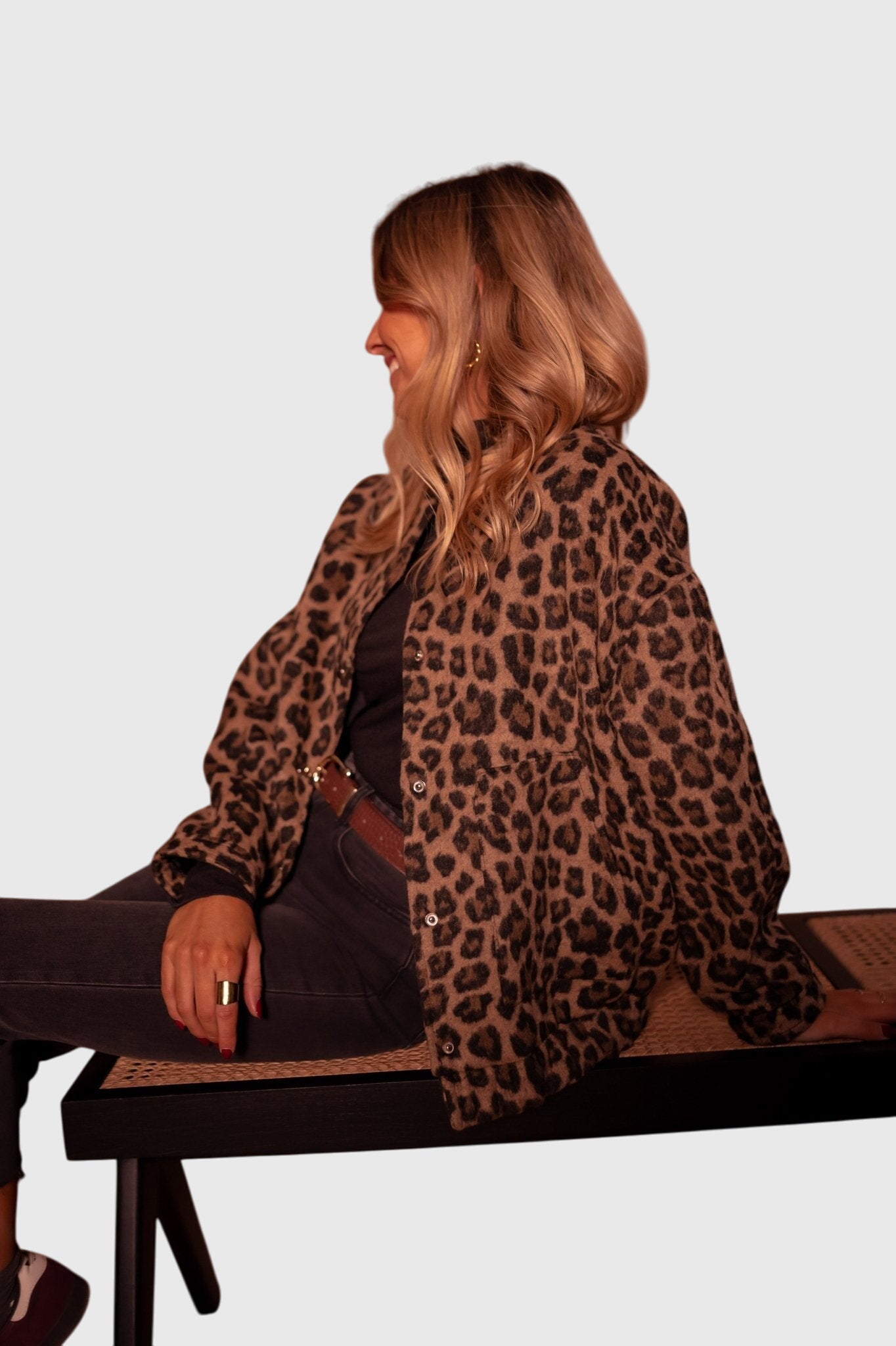 Elodie | Stilvolle Leopardenprint-Jacke
