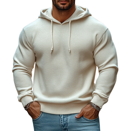 Eleganter Kapuzenpullover für Herren – Slim Fit