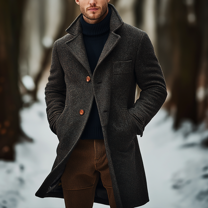 Eleganter Herren Wintermantel – Warm, Modern & Hochwertig