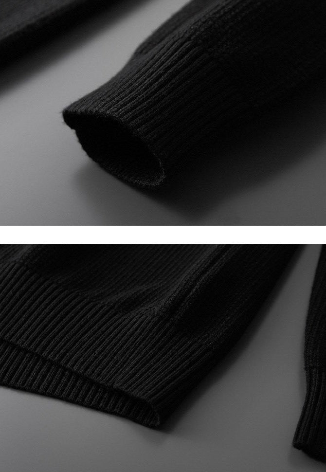 Herren Strickpullover mit Polokragen – Elegant & Modern