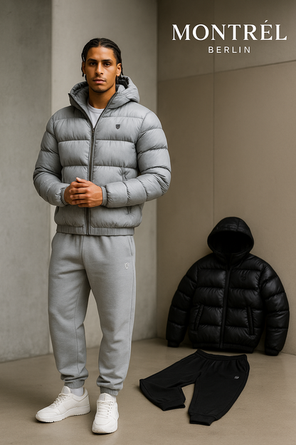 Herren Winter Pufferjacke – Winddicht & Gefüttert