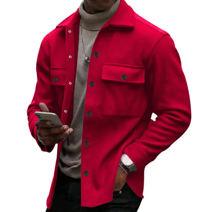 Herren Winter Fleecejacke – Warm, Stilvoll & Slim Fit