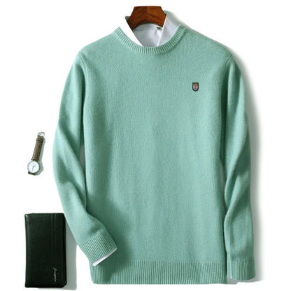 Weicher Herrenpullover in Rosa – Perfekt für Alltag & Büro