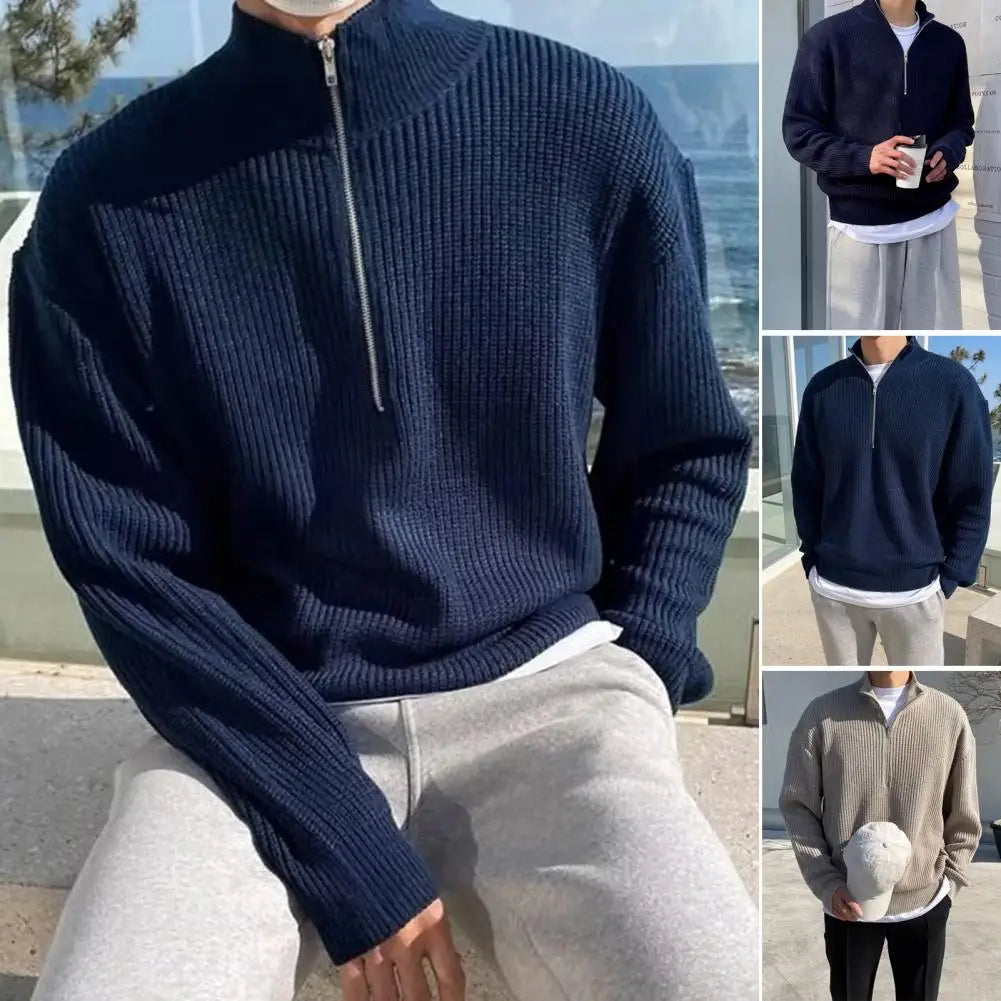Casual Strickpullover für Herren – Warm, Bequem & Alltagstauglich