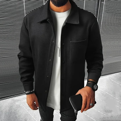 Moderne Woll-Overshirt Jacke – Wärme & Stil für Jeden Tag