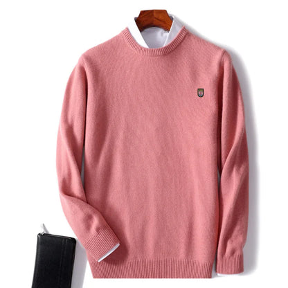 Weicher Herrenpullover in Rosa – Perfekt für Alltag & Büro