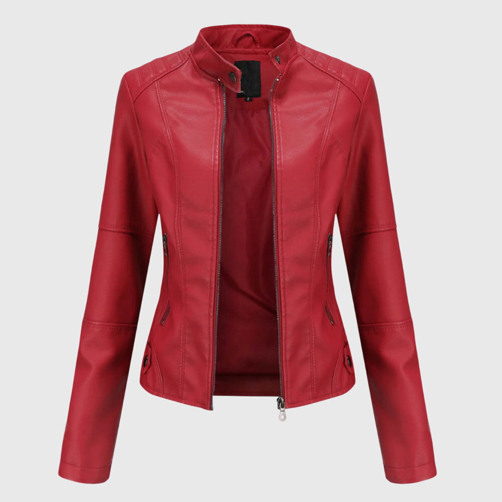 Giorgina™ - Stylische Lederjacke für Frauen
