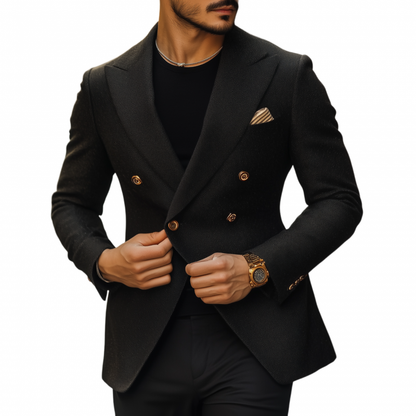 Eleganter Herren Blazer – Zweireihig & Modern
