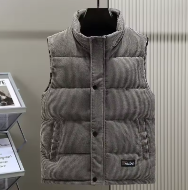 MONTRÉL Herren Cord Weste – Gepolstert & Winddicht