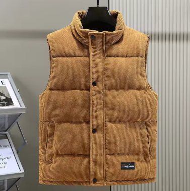 MONTRÉL Herren Cord Weste – Gepolstert & Winddicht