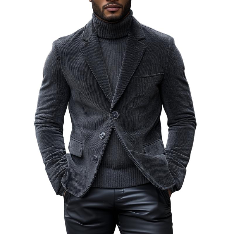 Herren Winter Strickjacke im Blazer-Stil