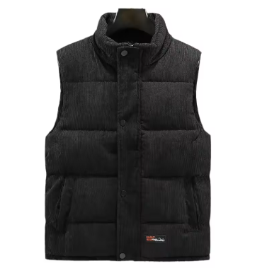 MONTRÉL Herren Cord Weste – Gepolstert & Winddicht